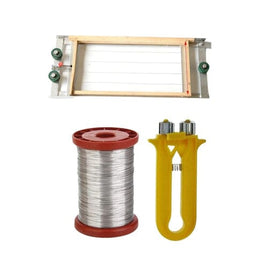 Beehive Frame Wire Cable Tensioner Crimper + 500gm Stainless Steel Frame Wire and Wiring Jig Kings Warehouse 