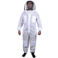 Beekeeping Bee Full Suit 3 Layer Mesh Ultra Cool Ventilated Hoodie Veil Beekeeping Protective Gear Size M Kings Warehouse 