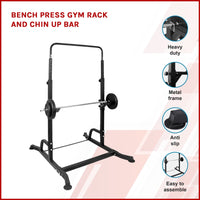 Bench Press Gym Rack and Chin Up Bar Kings Warehouse 