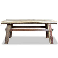 Bench Solid Reclaimed Wood 100x28x43 cm Kings Warehouse 