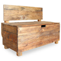 Bench Solid Reclaimed Wood 86x40x60 cm Kings Warehouse 