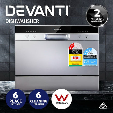 Benchtop Dishwasher 6 Place Bench Top Countertop Dishwasher Freestanding Kings Warehouse 