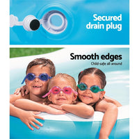 Bestway Inflatable Kids Pool Swimming Pool Family Pools 2.62m x 1.57m x 46cm Kings Warehouse 