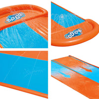 Bestway Inflatable Water Slip Slide Double Kids Splash Toy Outdoor Play 4.88M Pool & Accessories Kings Warehouse 