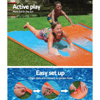 Bestway Inflatable Water Slip Slide Double Kids Splash Toy Outdoor Play 4.88M Pool & Accessories Kings Warehouse 