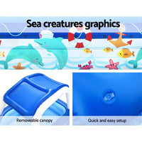 Bestway Kids Play Pools Above Ground Inflatable Swimming Pool Canopy Sunshade Pool & Accessories Kings Warehouse 
