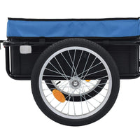Bike Cargo Trailer/Hand Wagon 155x61x83 cm Steel Blue Kings Warehouse 