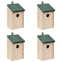 Bird House Nesting Box Wood 4 pcs Kings Warehouse 