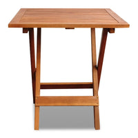 Bistro Table 46x46x47 cm Solid Acacia Wood Kings Warehouse 