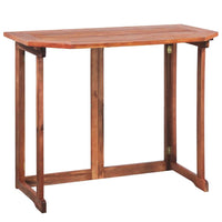 Bistro Table 90x50x75 cm Solid Acacia Wood Kings Warehouse 