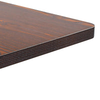 Bistro Table Dark Brown 60x60 cm MDF Kings Warehouse 