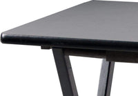 Black Wood Folding TV Tray & Snack Table Office Supplies Kings Warehouse 