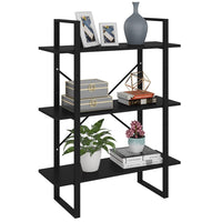 Book Cabinet Black 80x30x105 cm