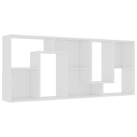 Book Cabinet High Gloss White 80x36x75 cm Kings Warehouse 