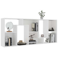 Book Cabinet High Gloss White 80x36x75 cm Kings Warehouse 