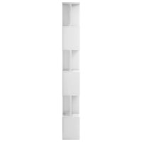 Book Cabinet/Room Divider High Gloss White 80x24x192 cm Kings Warehouse 
