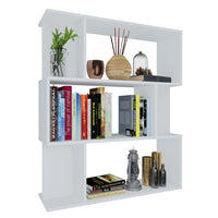 Book Cabinet/Room Divider White 80x24x96 cm Storage Supplies Kings Warehouse 