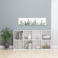 Book Cabinet/Sideboard High Gloss White 66x30x130 cm Living room Kings Warehouse 