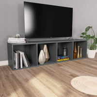 Book Cabinet/TV Cabinet Grey 36x30x143 cm Kings Warehouse 