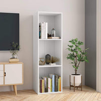 Book Cabinet/TV Cabinet White 36x30x114 cm