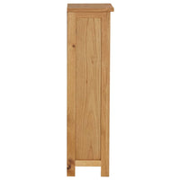 Bookcase 45x22.5x82 cm Solid Oak Wood Storage Supplies Kings Warehouse 