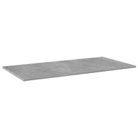 Bookshelf Boards 4 pcs Concrete Grey 100x50x1.5 cm Living room Kings Warehouse 