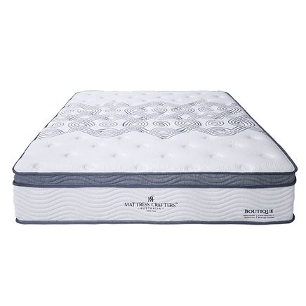Boutique Double Mattress 7 zone Pocket Spring Memory Foam mattresses Kings Warehouse 