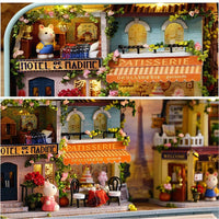 Box Theatre Doll House Furniture Miniature, 1:24 Dollhouse Kit for Kids (Roaming in Paris) Kings Warehouse 