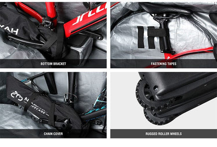 BROTHER BROTHER Bike Travel Bag Case Plane Boat Shipping Transport, Fits Cross Country All Mountain Bike, MTB, TT, Road Triathlon Bike 29er 700c Kings Warehouse 