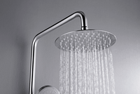 Brushed Nickel Solid Stainless Steel 304 made shower set w diverter 200 mm head sprayer hand held head Suit Outdoor Kings Warehouse 