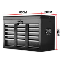 BULLET 9 Drawer Tool Box Chest Mechanic Garage Storage Toolbox Set Organiser Kings Warehouse 