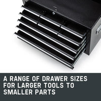 BULLET 9 Drawer Tool Box Chest Mechanic Garage Storage Toolbox Set Organiser Kings Warehouse 