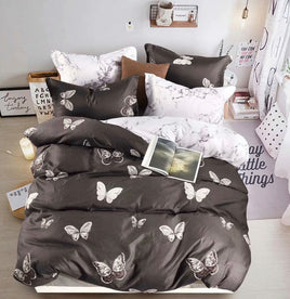 Butterfly Queen Size Quilt/Doona/Duvet Cover Set Kings Warehouse 