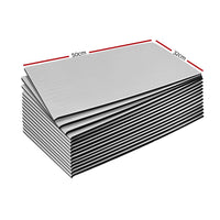 Camp 36PCS 32CM X 50CM Car Sound Deadener Butyl Noise Insulation Heat Proof Self-adhesive Kings Warehouse 