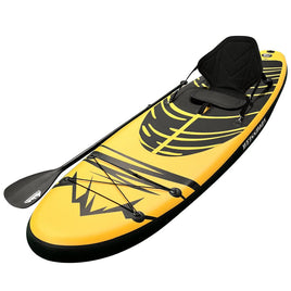 Camp Stand Up Paddle Board Inflatable Kayak SUP Surfboard Paddleboard 10FT Kings Warehouse