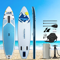 Camp Stand Up Paddle Board Inflatable SUP Surfboard Paddleboard Kayak 10FT Kings Warehouse 