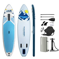 Camp Stand Up Paddle Board Inflatable SUP Surfboard Paddleboard Kayak 10FT Kings Warehouse 