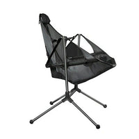 Camping Chair Foldable Swing Luxury Recliner Relaxation Swinging Comfort Lean Back Outdoor Folding Chair Outdoor Freestyle Portable Folding Rocking Chair Green Kings Warehouse 