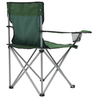 Camping Table and Chair Set 3 Pieces Green Kings Warehouse 