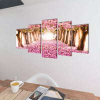 Canvas Wall Print Set Cherry Blossom 200 x 100 cm 241575 Kings Warehouse 