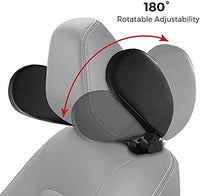 Car Travel Headrest 180 Adjustable and Washable Pillow PU Leather Kings Warehouse 