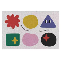 Cartoon door entry anti-slip rug scraping mud rubbing soil pvc wire ring floor mat Kings Warehouse 