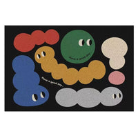 Cartoon door entry anti-slip rug scraping mud rubbing soil pvc wire ring floor mat Kings Warehouse 