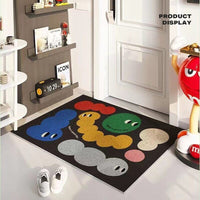 Cartoon door entry anti-slip rug scraping mud rubbing soil pvc wire ring floor mat Kings Warehouse 