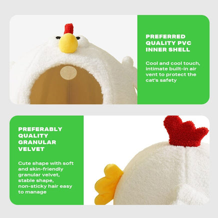 Cat Bed Pet Cave Bed Soft Cat House Cosy Tent Cat Nest Bed Warm Cat Cave Sleepin Kings Warehouse 