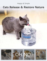 Cat Dog Water Fountain Pet Water Dispenser 1.8L Automatic Drinking Fountain for Cats Kitty Indoor Kings Warehouse 
