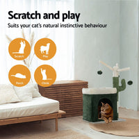 Cat Tree Tower Scratching Post Scratcher Wood Condo Bed House Toys 70cm cat supplies Kings Warehouse 