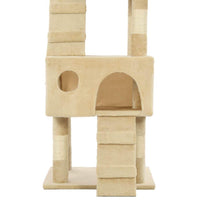 Cat Tree with Sisal Scratching Posts 170 cm Beige Kings Warehouse 