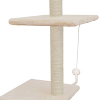 Cat Tree with Sisal Scratching Posts 260 cm Beige Kings Warehouse 