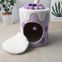CATIO Purple Bubble Milktea Cat House Kings Warehouse 